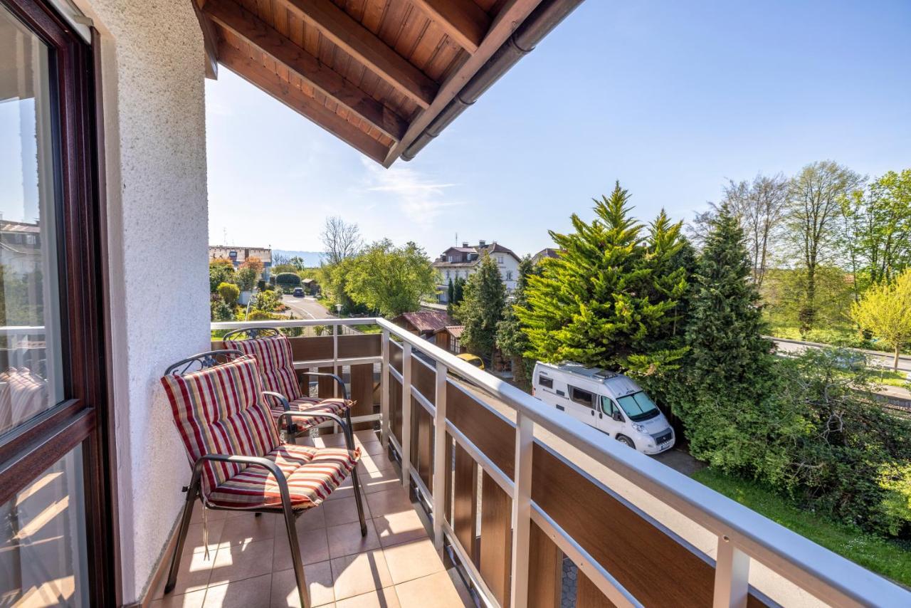 Ferienwohnung Seeblick Mit Blick Auf Die Alpen วัสเซอร์บูร์ก ภายนอก รูปภาพ